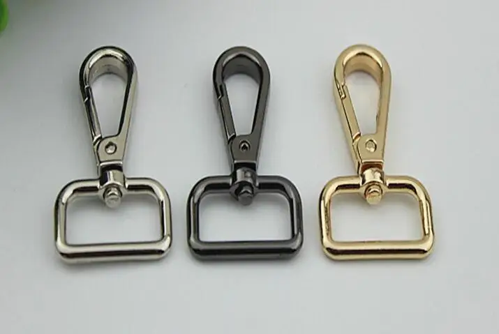 20pcs/lot Man Women Bags Accessories lugguage Bag strap belt Hook Keychain metal big size lobster hook buckle for bag | Багаж и сумки