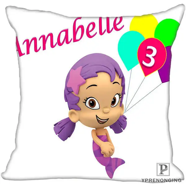 Square Pillowcases Заказная декоративная наволочка Bubble Guppies квадратная Наволочка на молнии лучший подарок(с одной стороны) 180516-23 - Цвет: Square Pillowcases
