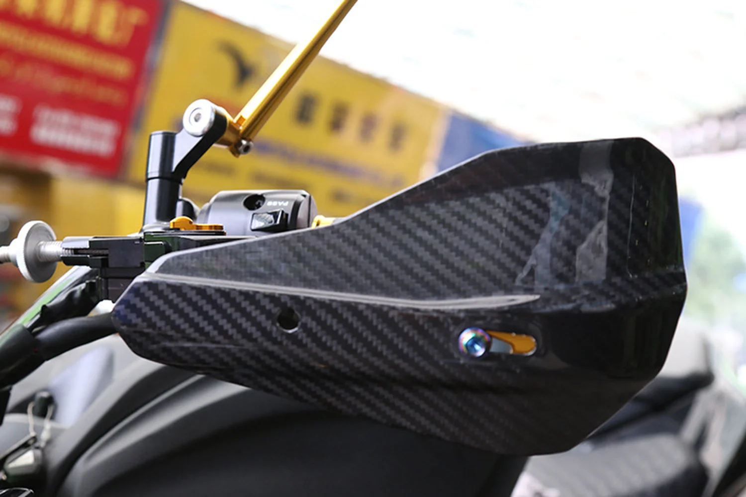 Мотоцикл из углеродного волокна ручной гвардии Для KTM Benelli Suzuki Kawasaki Yamaha BMW Honda Husqvarna