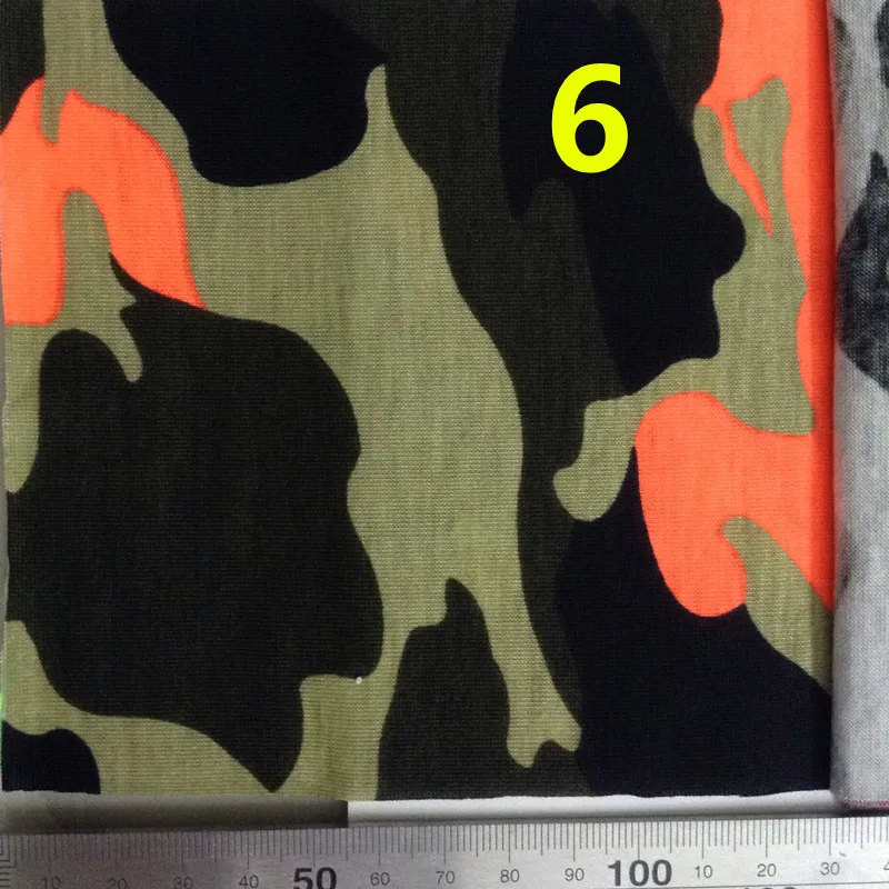 

150cm fashion colorful camouflage printing 170GSM knitting jersey fabric,7 colors available, XERY-TY6059