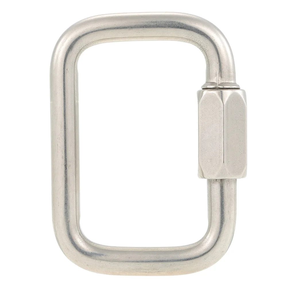Квадратный быстроразъемный карабин из нержавеющей стали подвесной крючок с