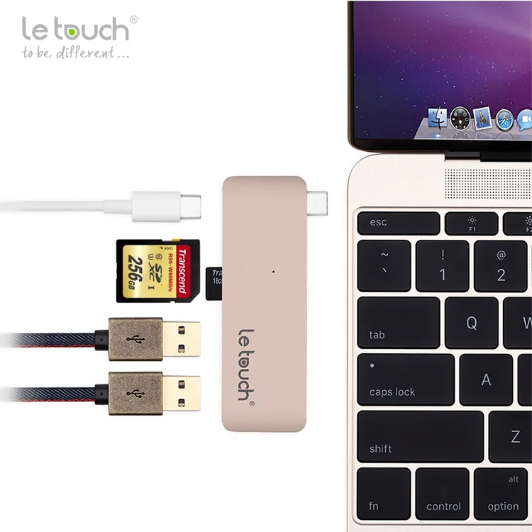 Высокоскоростной 3 0 USB Type C концентратор 5 в 1 комбинированный с зарядным портом