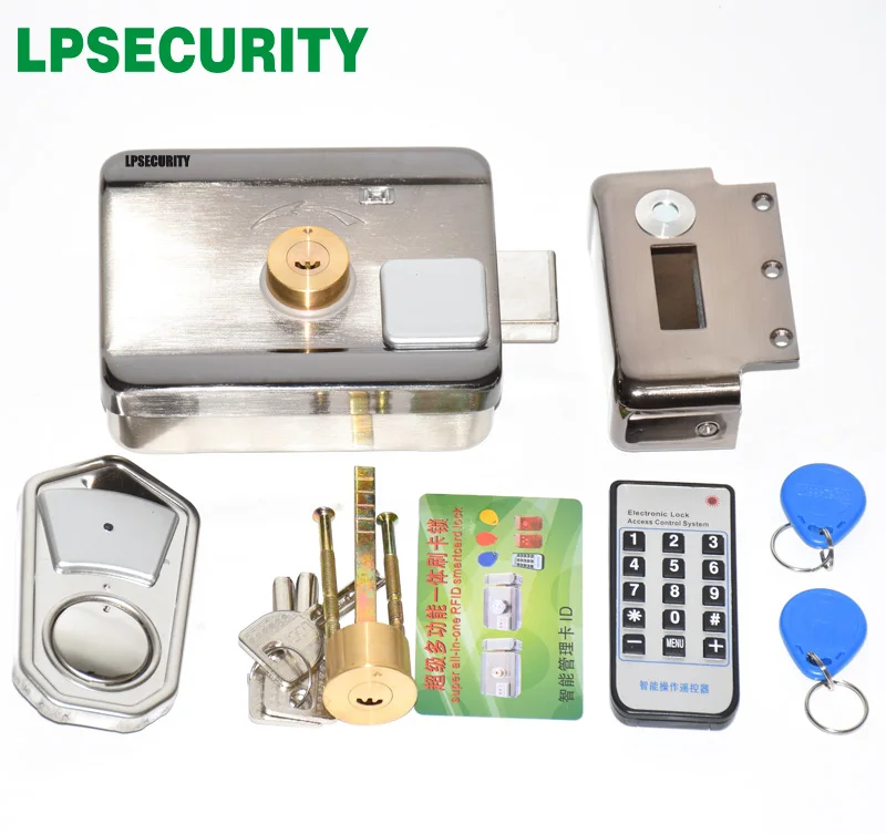 LPSECURITY наружное использование дома Заводские ворота электрический замок двери с