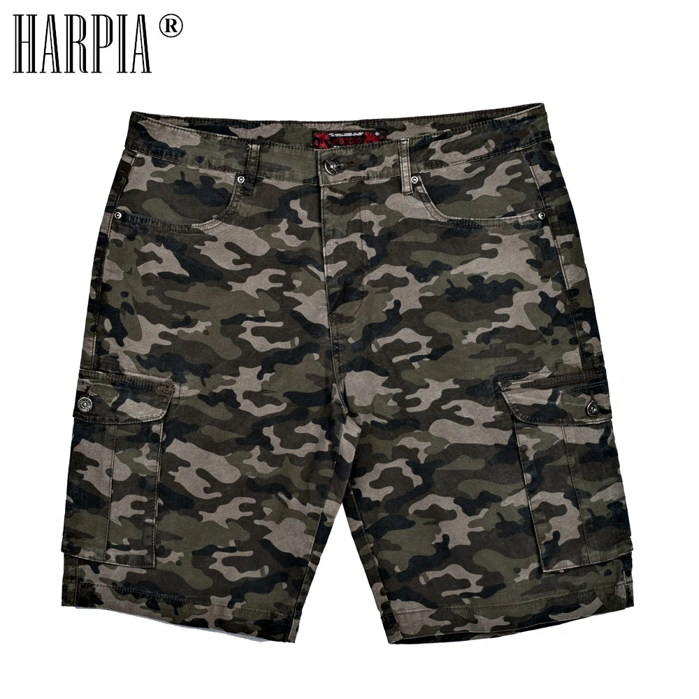 Harpia летние мужские новые армейские зеленые бермуды Camuflada военные шорты Карго