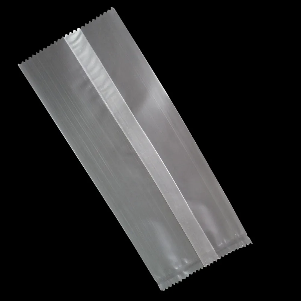 100 шт Матовые прозрачные пакеты для упаковки мороженого с открытым верхом