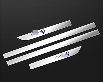 NEW ACCESSORIES car door body trim FOR Hyundai Sonata LF 9 SIDE DOOR BODY GARNISH MOULDING COVER trim PROTECTION CAR STYLING - Цвет: style 2