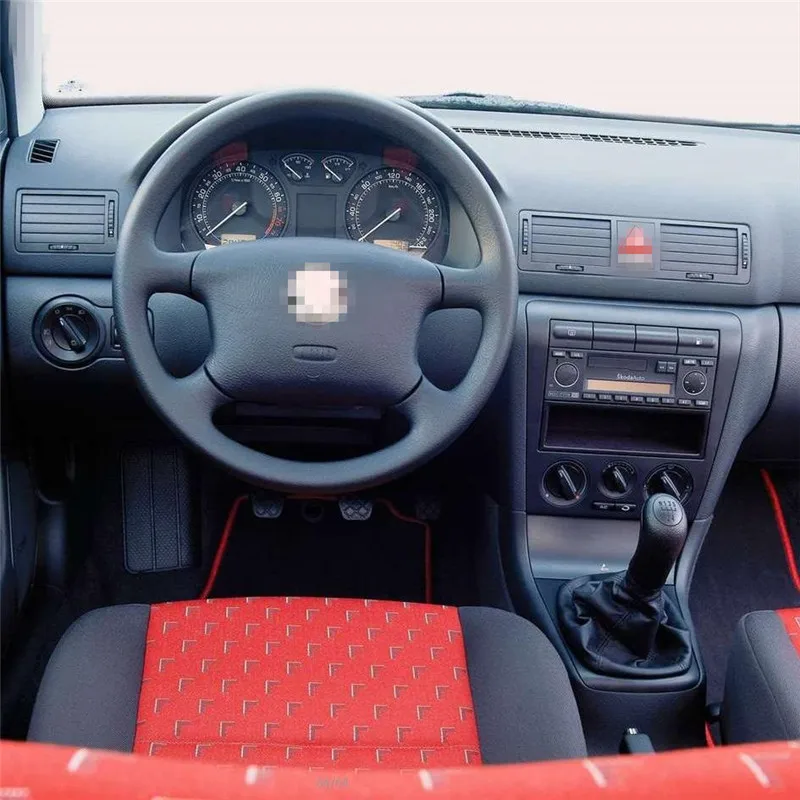 Рычаг переключения передач из искусственной кожи для Skoda Octavia MK1 A4 5/6-1997 2008 2009 2010 |