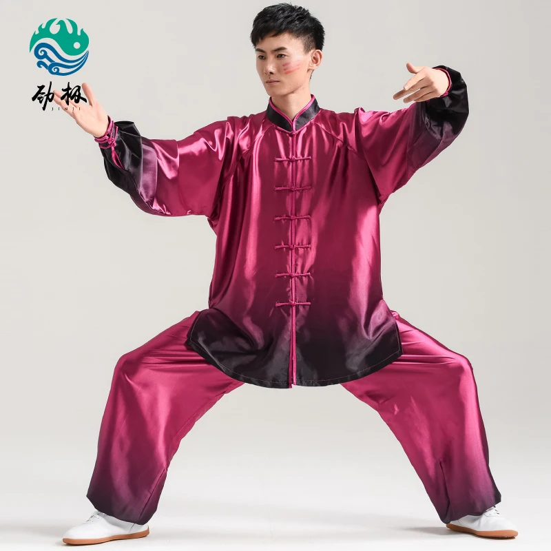 Униформа для выступлений Tai Chi мужская и женская одежда ручной работы Wushu кунг фу