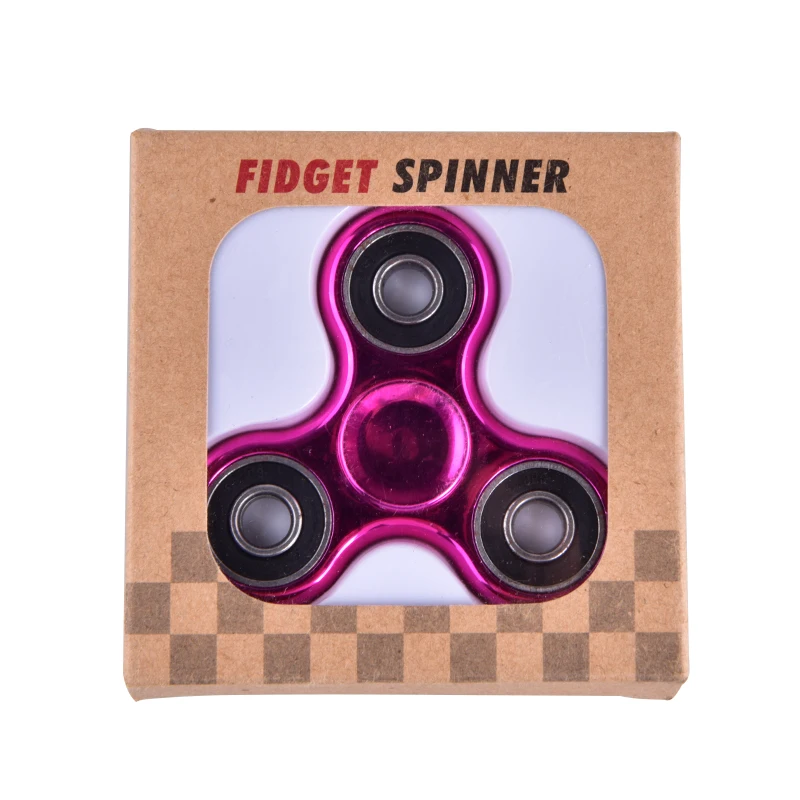 Новый палец блесны Непоседа стресс Куба Tri-Spinner фокус держать игрушки и СДВГ EDC