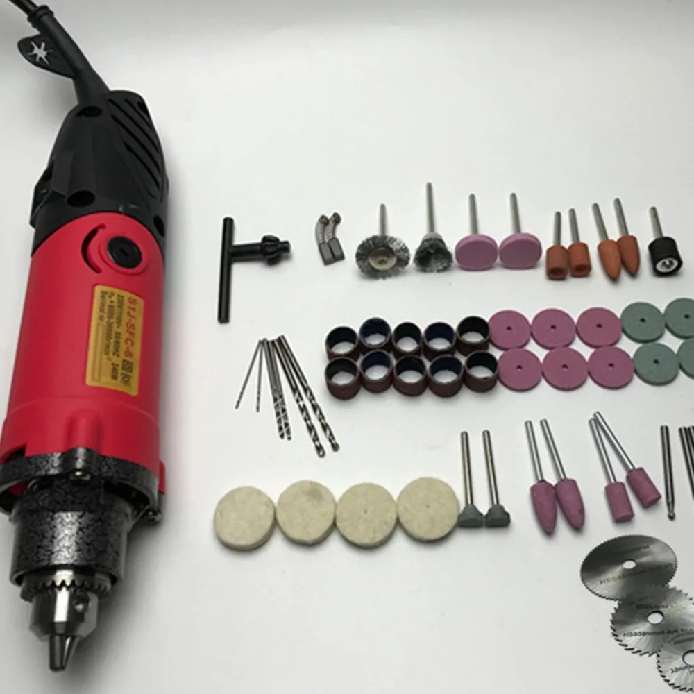 240 Вт шлифовальный станок 6 мм Универсальный патрон электрическая шлифовальная