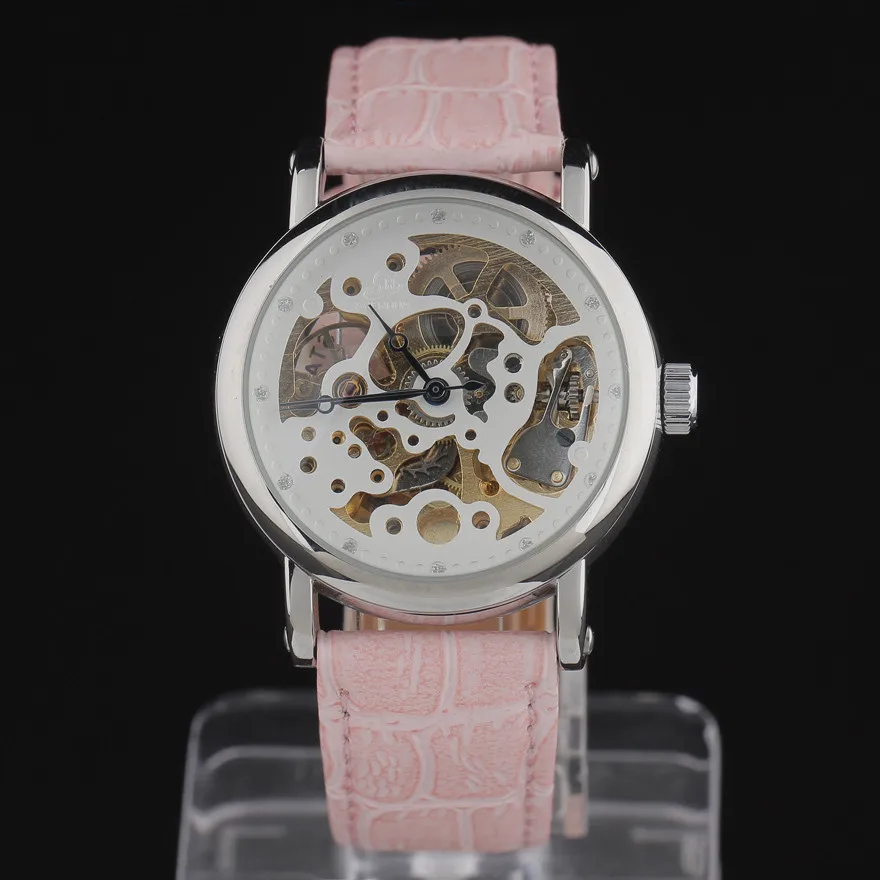 Часы SHENHUA женские кожаные автоматические механические под платье|bracelet gift|bracelet