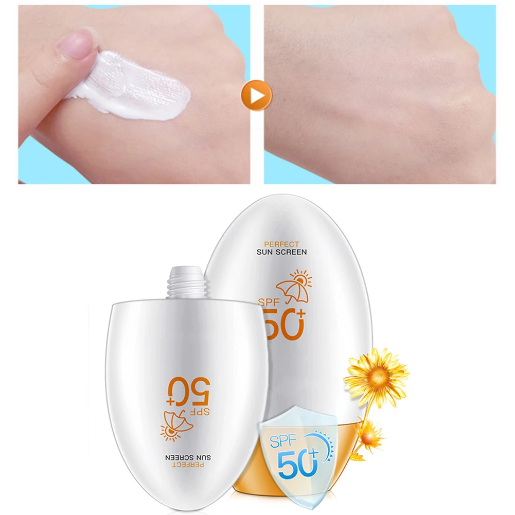 55 мл мягкий солнцезащитный лосьон SPF50 + крем для лица изоляция УФ тела увлажняющий