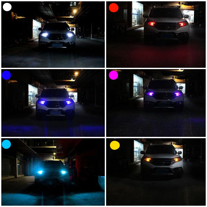 OKEEN 2 шт. светодиодный T10 пульт дистанционного управления W5W 501 RGB изменяющий цвет