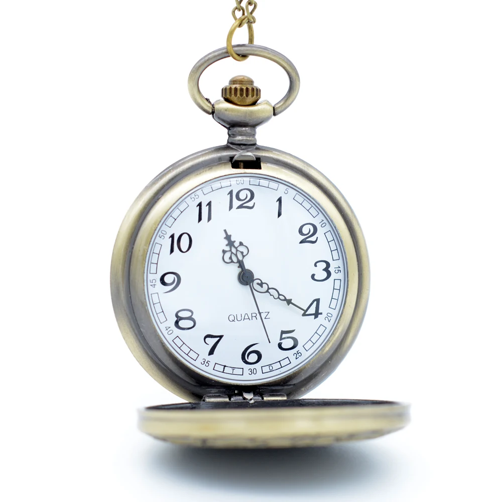 Модные стильные бронзовые часы с цветочным узором можно прикрепить фотографии