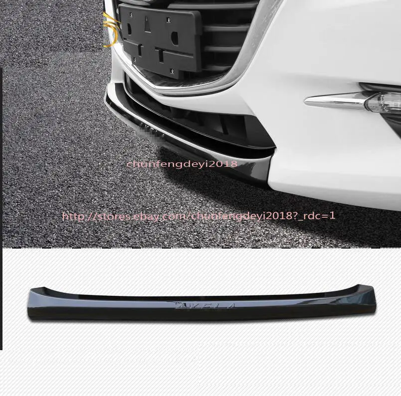 Четыре Цвета ABS пластик переднего бампера для губ чехол накладка для Mazda 3 Axela
