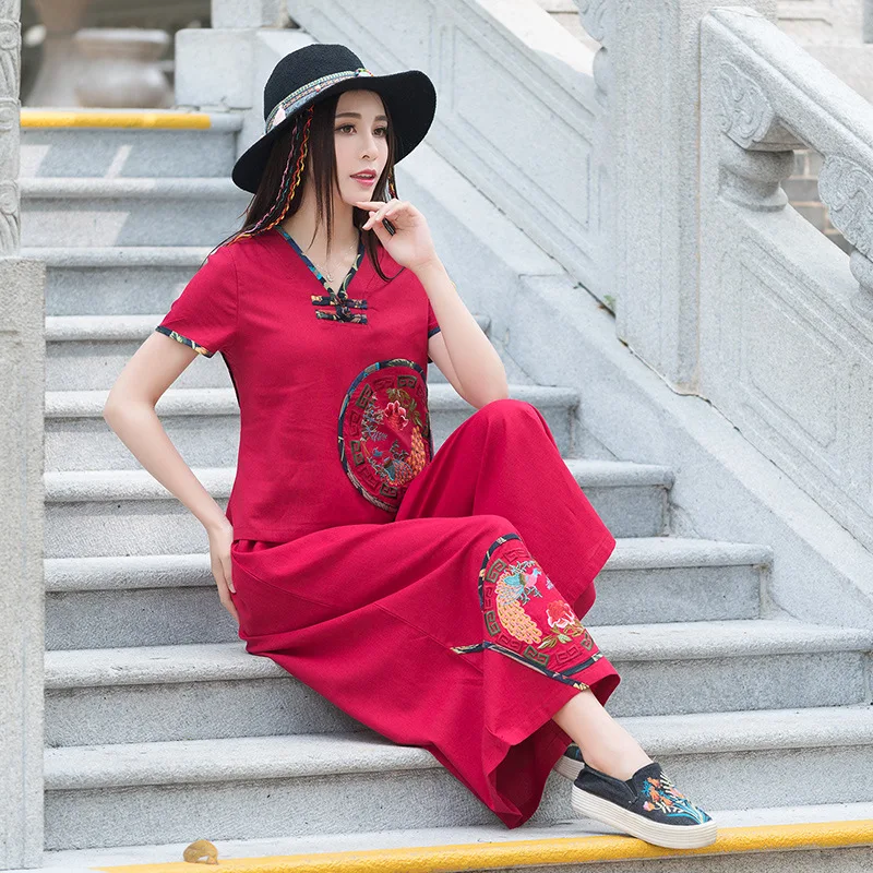 Традиционная китайская одежда для женщин cheongsam Топ воротник-стойка Женские топы