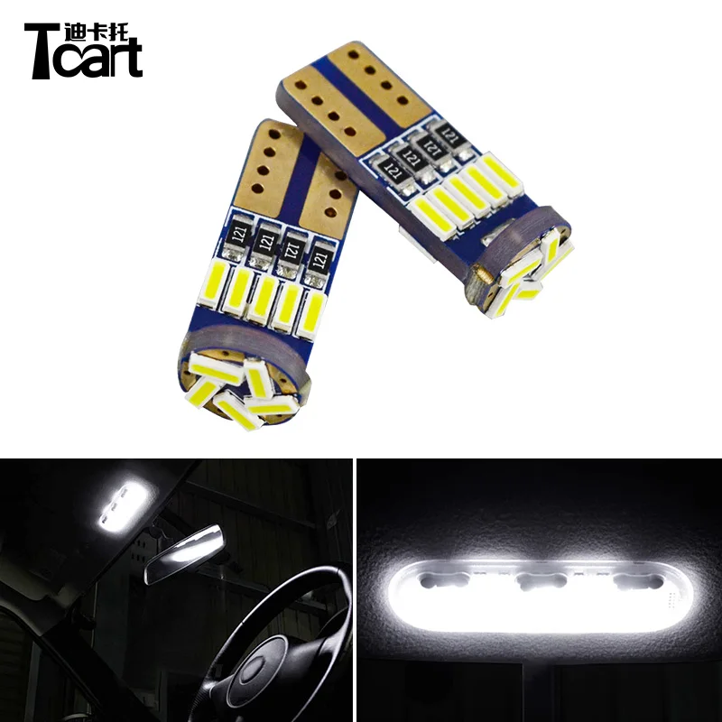 Tcart 4 шт. автомобильные лампы для чтения T10 4014 багажные фары Nissan Juke F15 2011 2012 2013 2014 2015 |