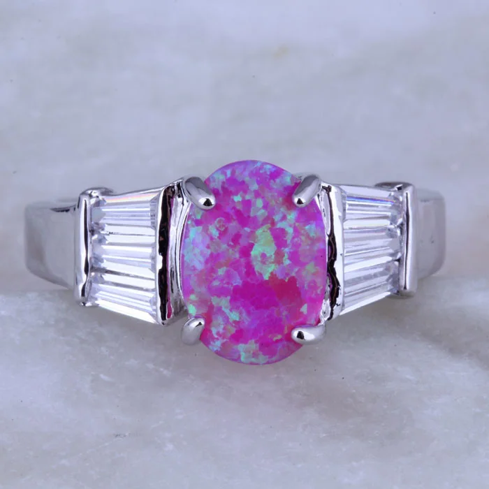 Любовный монолог обручальные ювелирные изделия серебряный цвет розовый