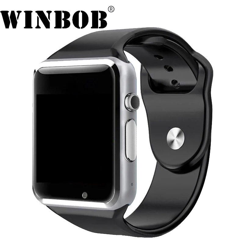 WINBOB наручные часы Bluetooth A1 Smart Watch Sport шагомер поддержка SIM карты памяти с Камера