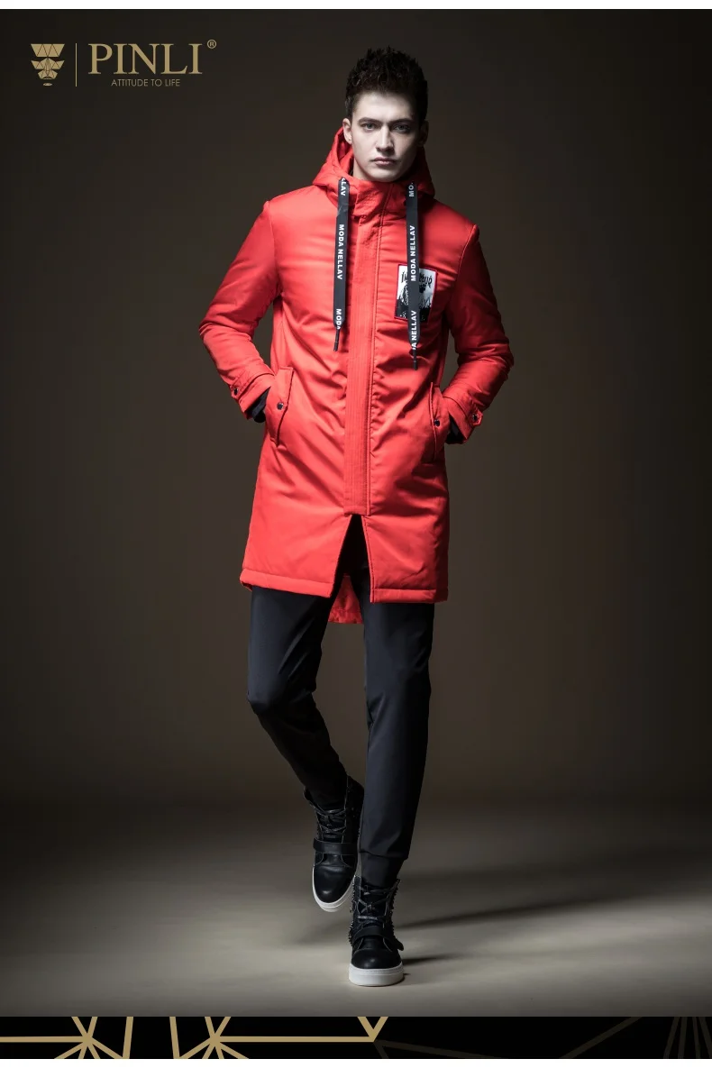 Зимние куртки, мужские куртки, Chaquetas Hombre Casacos, мужская куртка, Pinli Pin Li, новая мужская одежда, костюм, Молодежная шапка средней длины, B184305608