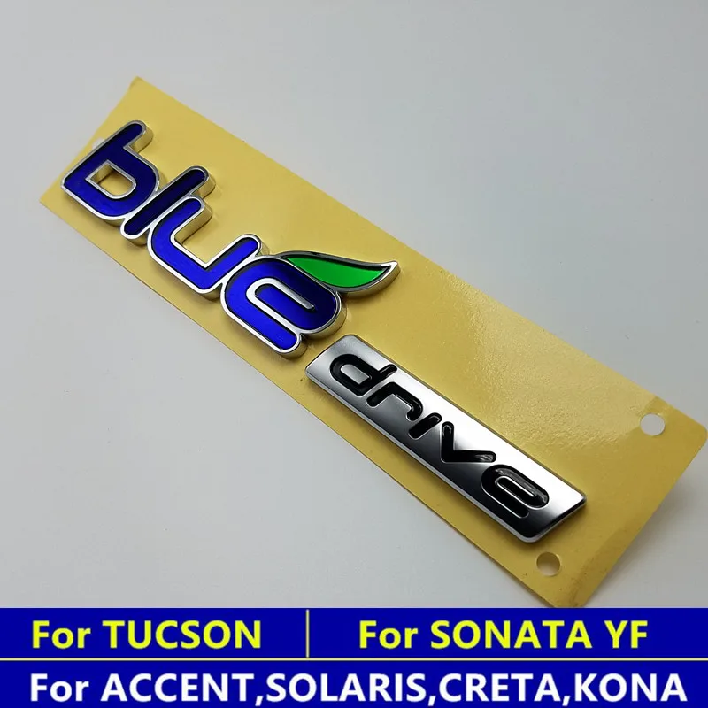 Наклейка для автомобиля Sonata YF Hybrid Fender наклейка ACCENT SOLARIS TUCSON заднего багажника Blue