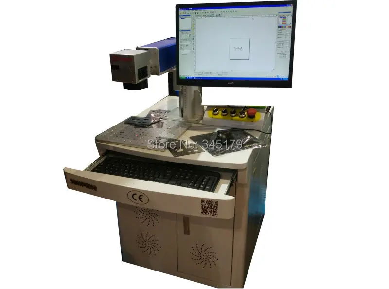 20 Вт волоконная лазерная маркировочная машина для маркировки металлических