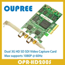 OPR HD200S одновременная захват двойной 3G HD SD SDI видеозахват карты с