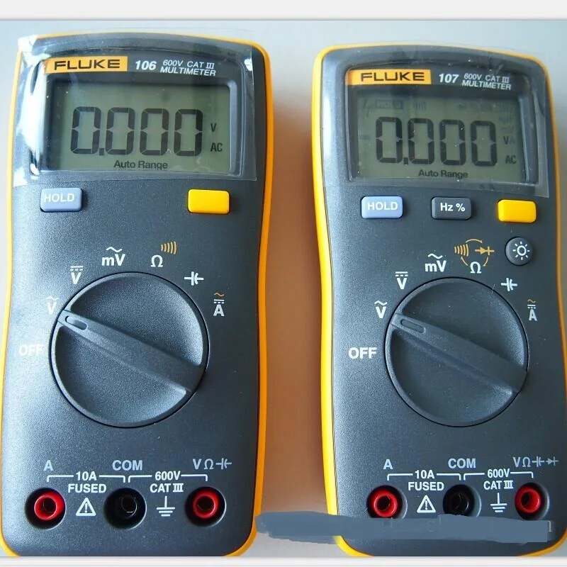 Карманный цифровой мультиметр Fluke 106 CATIII 600 В быстрая доставка|multimeter meter|digital multimeter