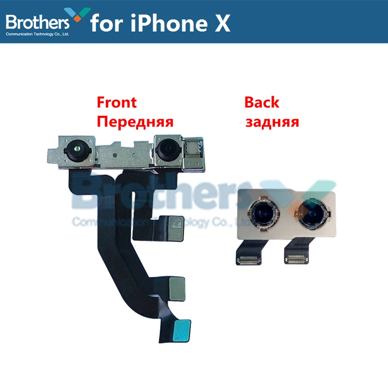 Фронтальная камера для iPhone X Маленькая фронтальная Модуль задняя гибкий кабель