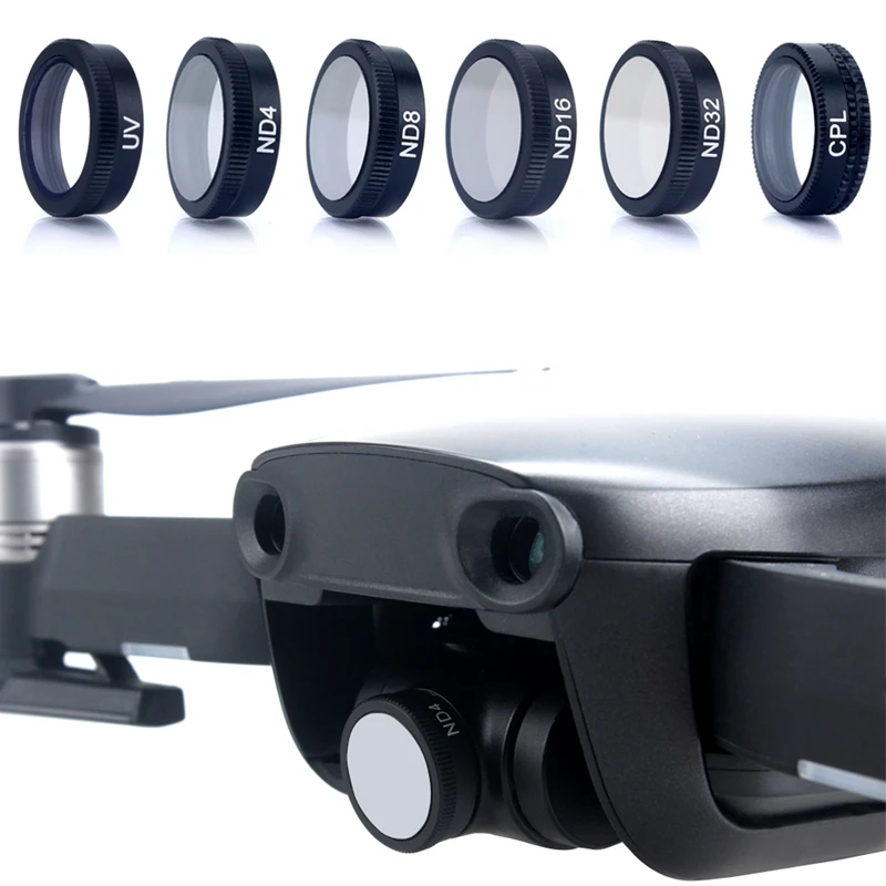 Водонепроницаемый Дрон Камера объектив для DJI Мавик воздушные фильтры ND4/8/16/32 CPL УФ