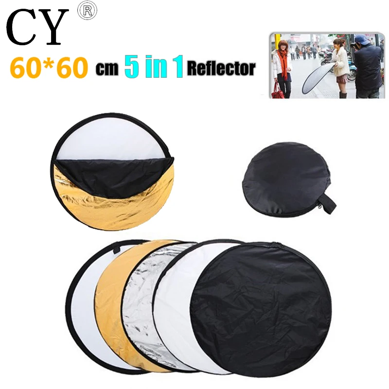 CY 23 6 &quot/60 см 5в1 складной студийный светоотражатель дисковый отражатель