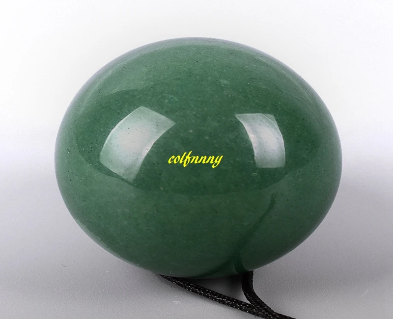 3pcs Natural Green Aventurine Jade Egg for Kegel Exercise Pelvic Floor Muscle Vaginal Exerciser Drilled Yoni Ben Wa Ball |