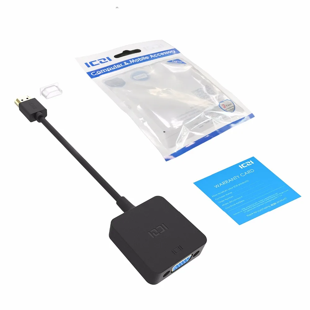 ICZI HDMI в VGA адаптер 1080P 60 Гц мужчин и женщин конвертер для Macbook мониторы ноутбуков