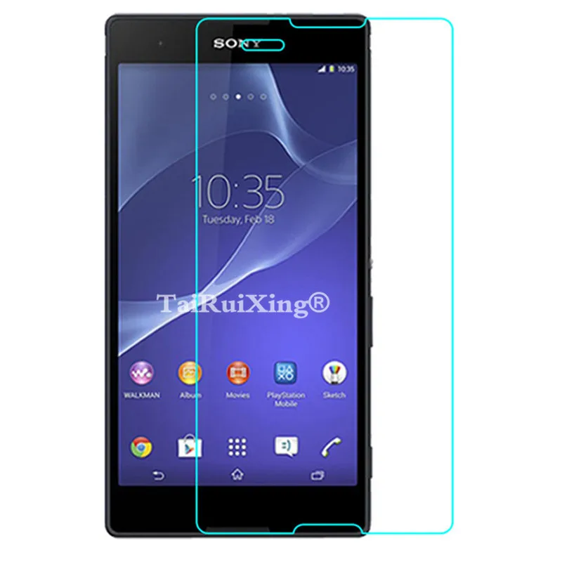 9H 2.5D 0 26 мм защитная пленка из закаленного стекла для Sony Xperia T2 Ultra Dual D5322 Защитная |
