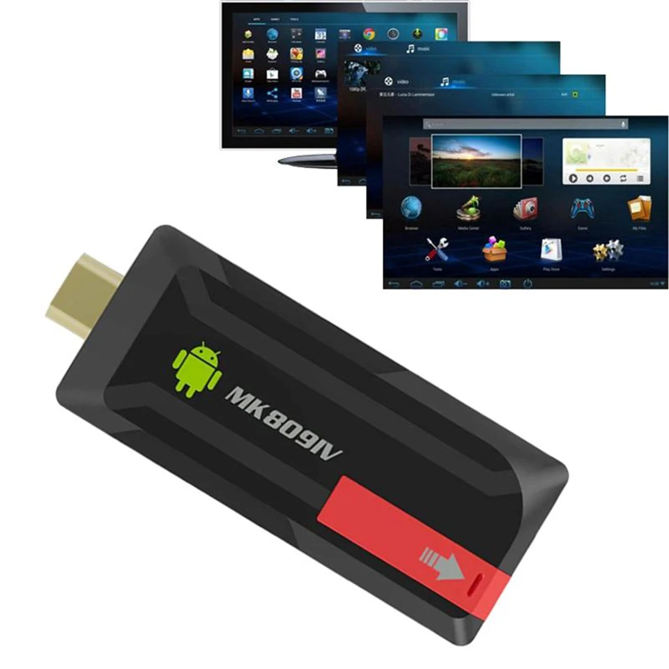 ByJoTeCH новейший 4K обновление MK809IV tv Dongle Stick Android tv Box RK3229 четырехъядерный 2G 8G 2G 16G Мини-ПК WiFi Android box 4K