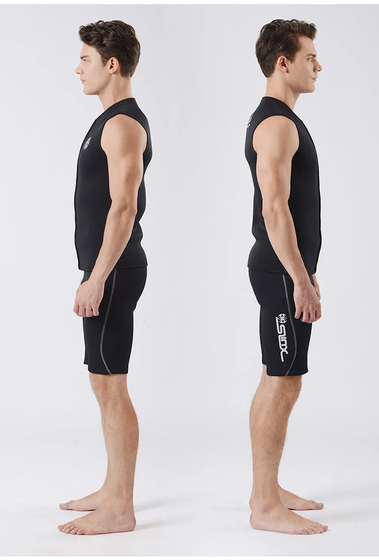 SLINX Новое поступление унисекс 3 мм без рукавов теплый гидрокостюм купальник жилет