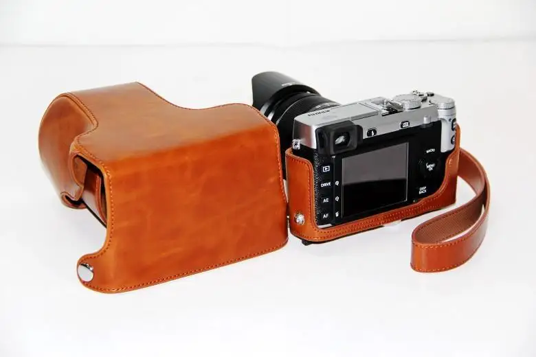 Новый чехол для камеры из искусственной кожи Fujifilm Fuji Finepix X-E1 XE1 X-E2 XE2 18-55 мм 3 цвета