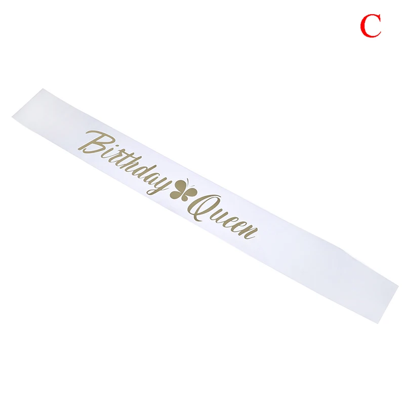 Элегантная атласная лента для дня рождения королевы женщин и девочек вечеринки |
