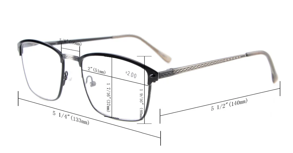 R15046 смешивания Eyekepper 4-пакет качество весной петли матовый металлический Рамки чтения Очки включены компьютер Очки+ 0.00-+ 4.00