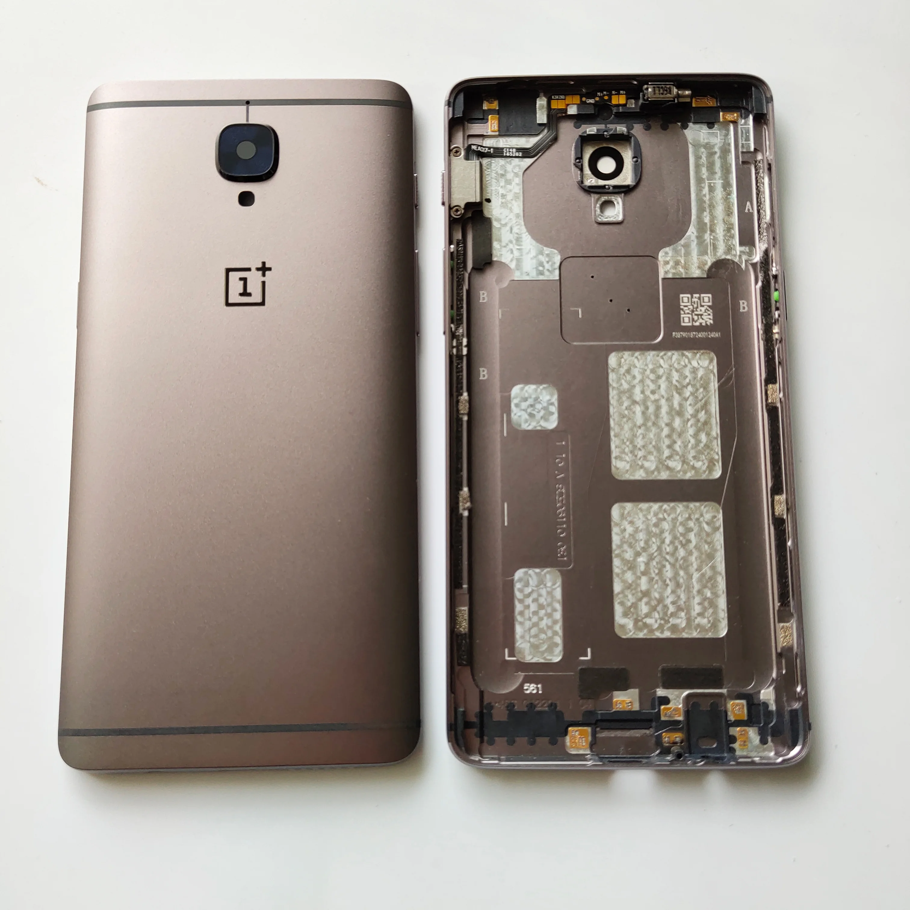Оригинальный 5 дюймовый серый чехол для Oneplus 3 3T 1 + A3000 a3003 A3010 задняя крышка