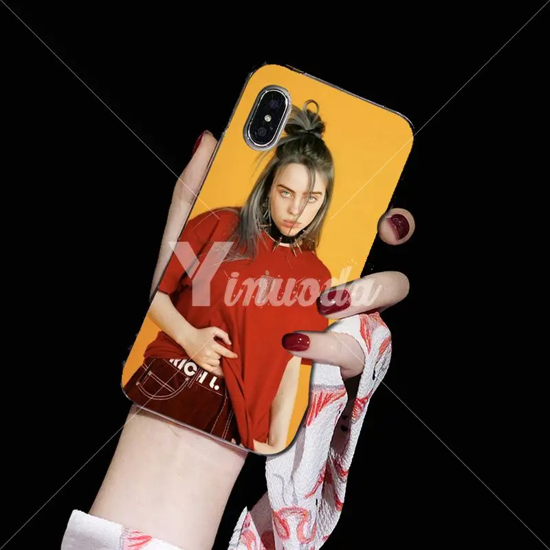 Yinuoda Billie Eilish 13 девушка клиент высокое качество чехол для телефона для Apple iPhone 8 7 6 6S Plus X XS MAX 5 5S SE XR Чехол для мобильного телефона s