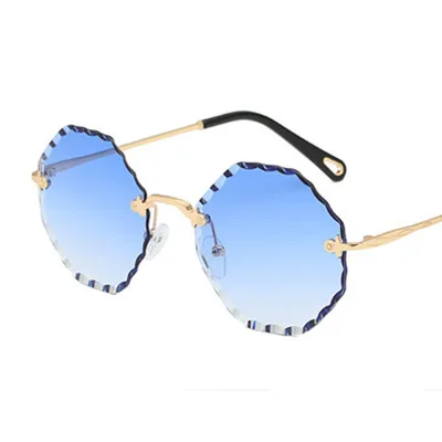 C3 Blue Emosnia круглые Modis солнцезащитные очки Oculos большие винтажные женские брендовые дизайнерские Роскошные новые трендовые желтые солнцезащитные очки фестиваль подарок - Цвет линз: C3 Blue