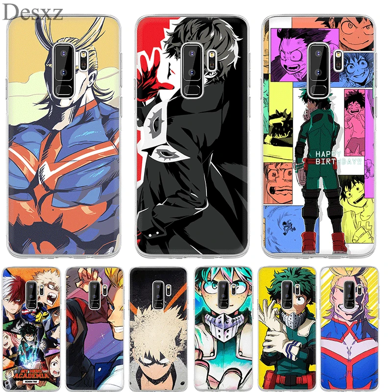 Чехол для телефона My Hero academic Cover Samsung Galaxy S3 S4 S5 S6 S7 S8 S9 Edge Plus Note 8 9|Чехлы-накладки| |
