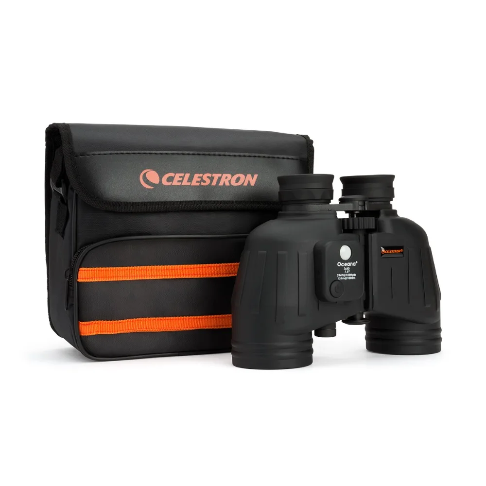 Морской бинокулярный телескоп CELESTRON 7x50 со встроенным компасом и сеткой