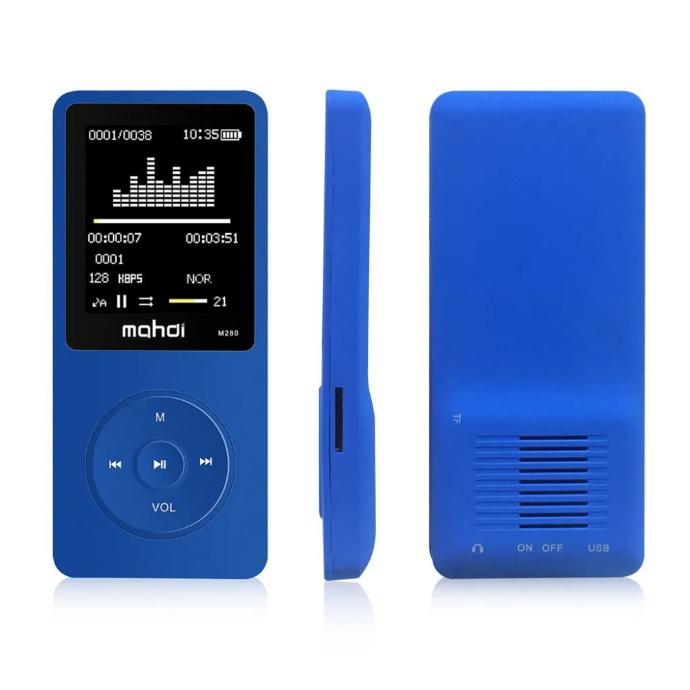 2018 музыка скачать бесплатно MP3 плеер 8 GB Динамик 1 ''HD Экран M280 Спорт