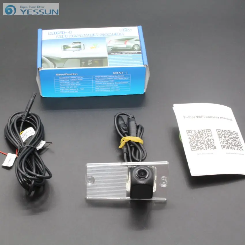 Беспроводная автомобильная камера YESSUN HD заднего вида для Kia Rio Cinco Stylus SF 2000 ~ 2005 Wi Fi