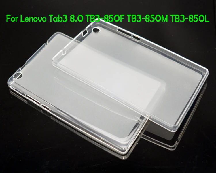 Модный высококачественный прозрачный чехол накладка из ТПУ Для Lenovo Tab3 8 0 Φ TB3 850M