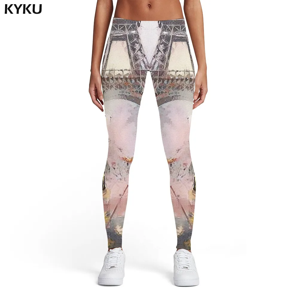 Ladies leggings06 KYKU психоделические леггинсы для женщин фейерверк 3d принт пространство сексуальные красочные печатные брюки готические спортивные женские s Леггинсы Брюки - Цвет: Ladies leggings06