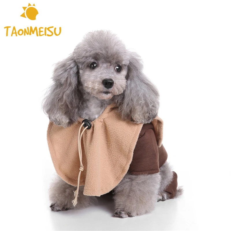 Забавный костюм с капюшоном в форме призрака Одежда для животных на Рождество и