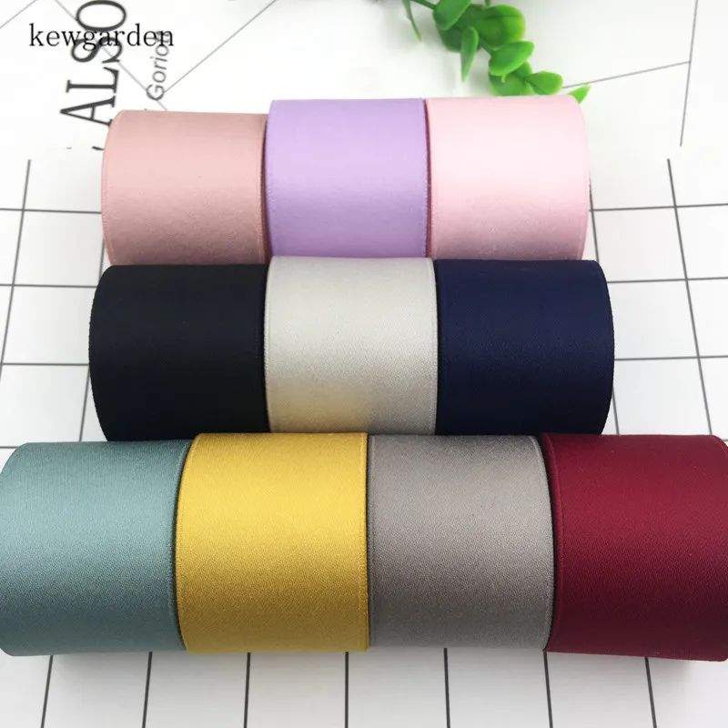 Kewgarden DIY брошь серьги аксессуары для волос атласные ленты матовая хлопковая лента